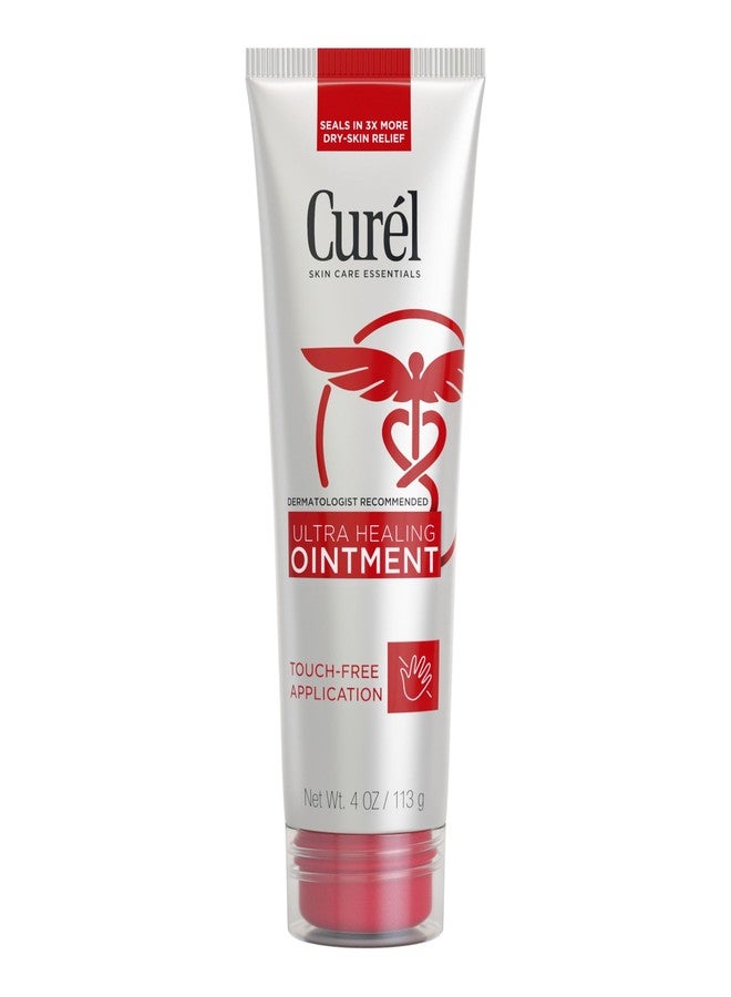 مرهم كيوريل ألترا هيلينج، مرهم علاجي مع أداة تطبيق بدون لمس، مرطب للجسم والوجه للنساء والرجال، 4 أونصة - Image 1